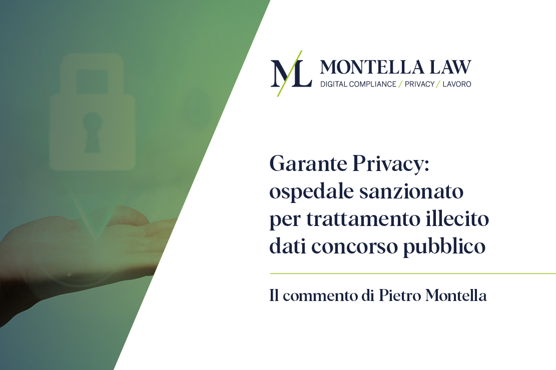 garante della privacy commento a cura dell'avvocato Pietro Montella